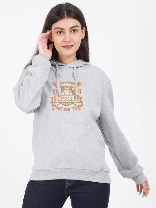 hooded neck graphic sweatshirt - 17971742 -  Standard Image - 0