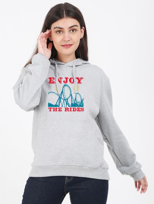 hooded neck graphic sweatshirt - 17971753 - Standard Image - 0