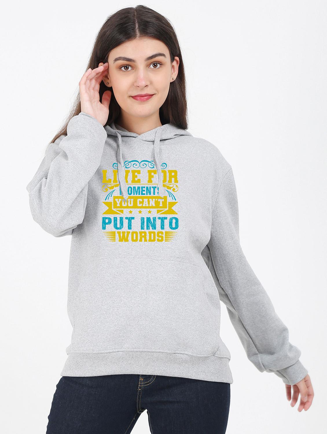 hooded neck graphic sweatshirt - 17971822 -  Zoom Image - 0