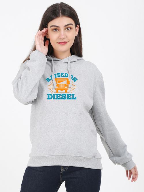 hooded neck graphic sweatshirt - 17971842 - Standard Image - 0