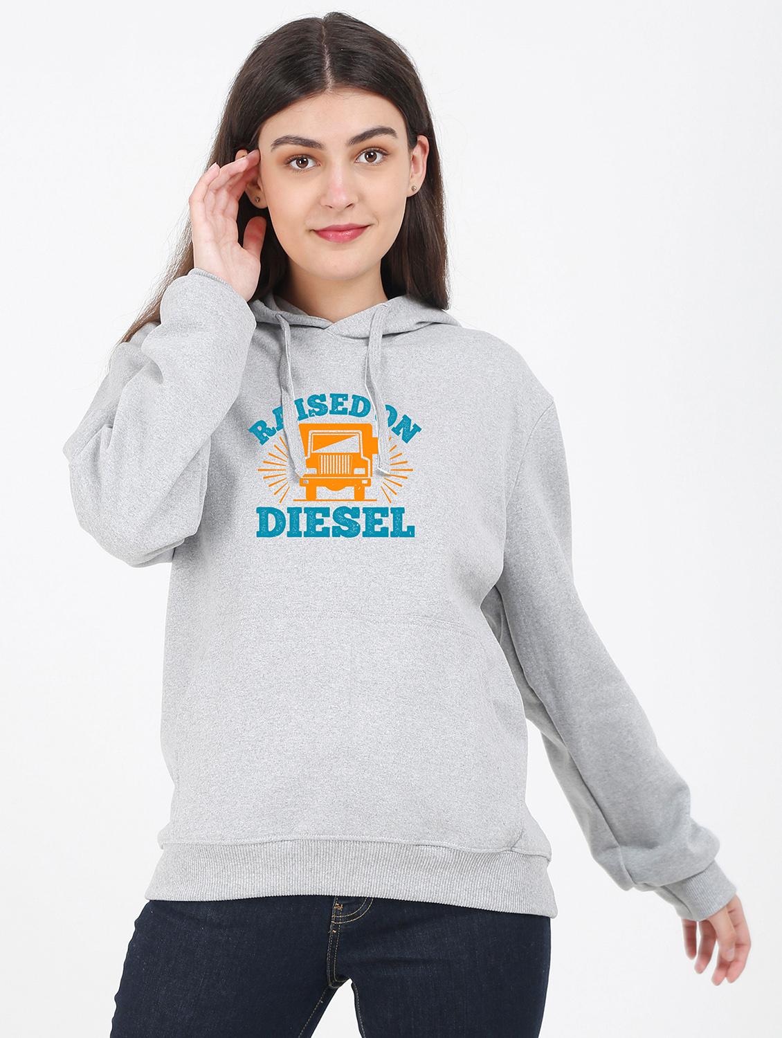 hooded neck graphic sweatshirt - 17971842 - Zoom Image - 0