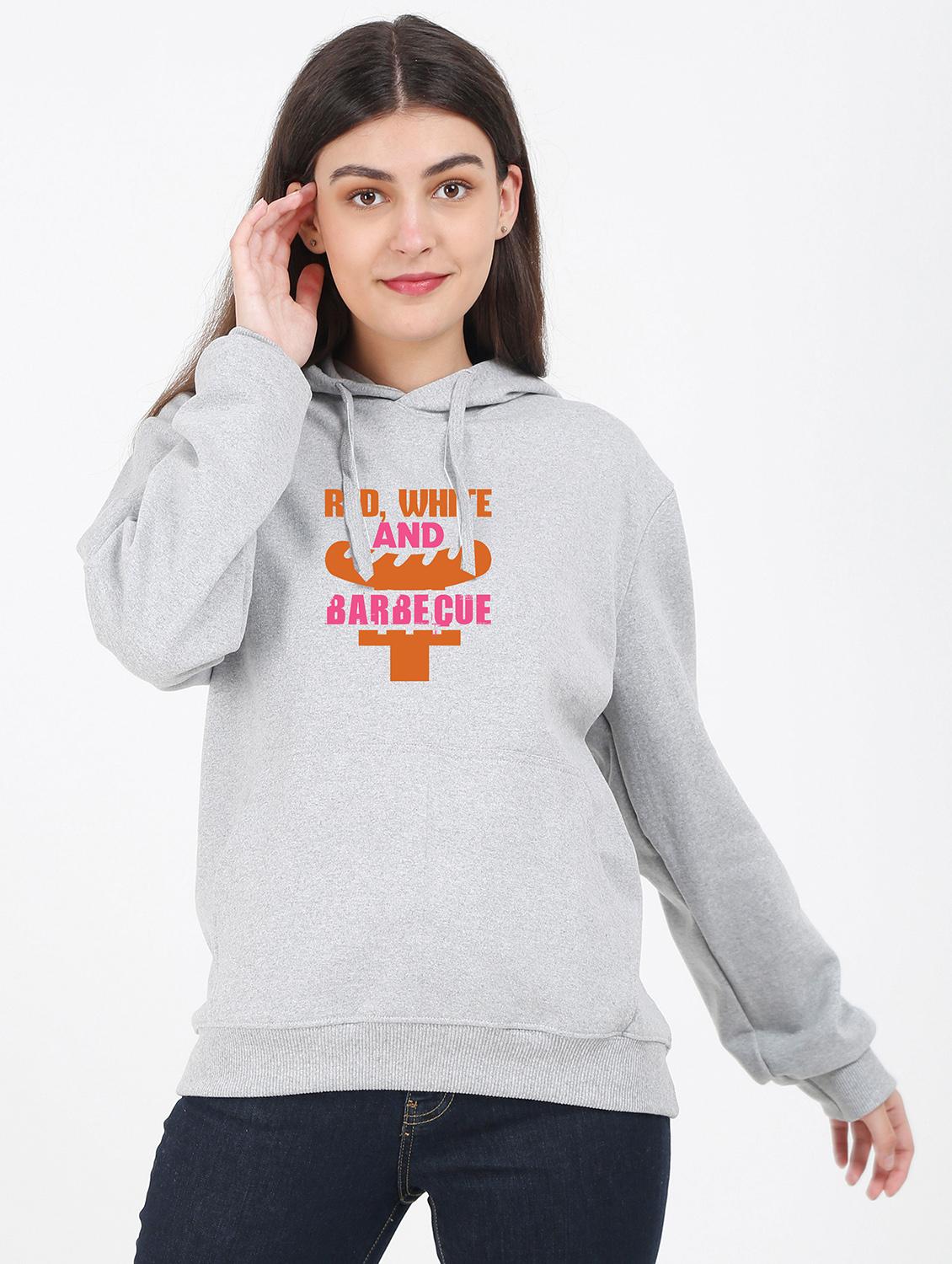 hooded neck graphic sweatshirt - 17971845 - Zoom Image - 0