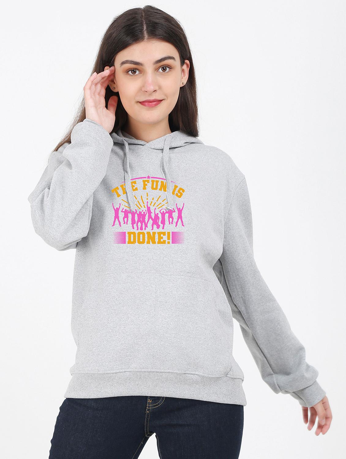 hooded neck graphic sweatshirt - 17971868 - Zoom Image - 0