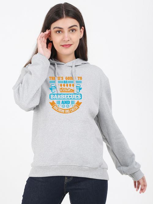 hooded neck graphic sweatshirt - 17971875 -  Standard Image - 0