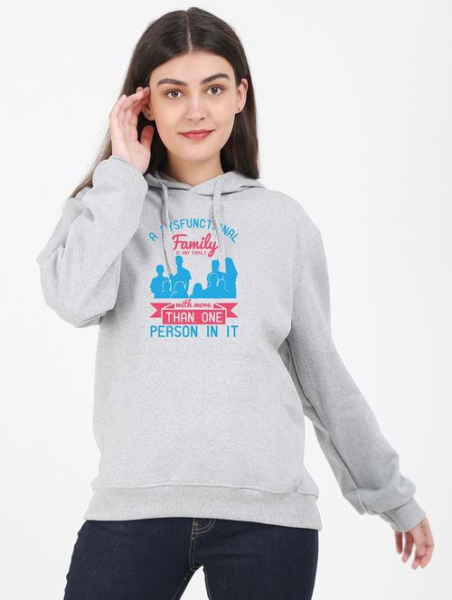 hooded neck graphic sweatshirt - 17971928 -  Standard Image - 0