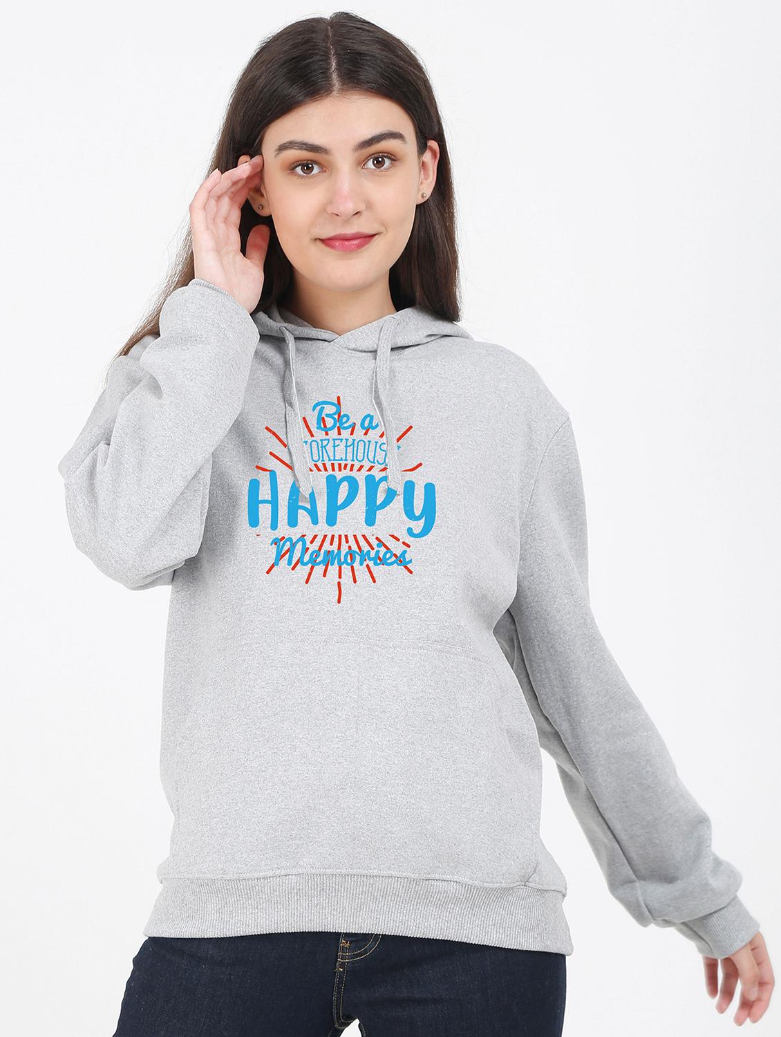 hooded neck graphic sweatshirt - 17971954 -  Zoom Image - 0