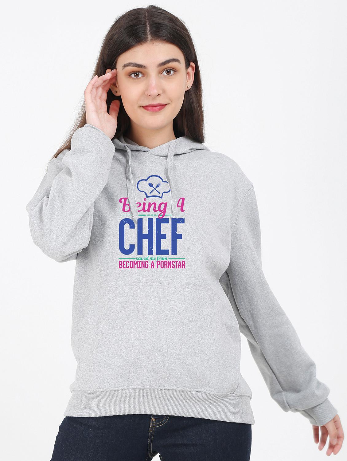 hooded neck graphic sweatshirt - 17971960 -  Zoom Image - 0