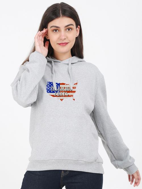 hooded neck graphic sweatshirt - 17971981 -  Standard Image - 0