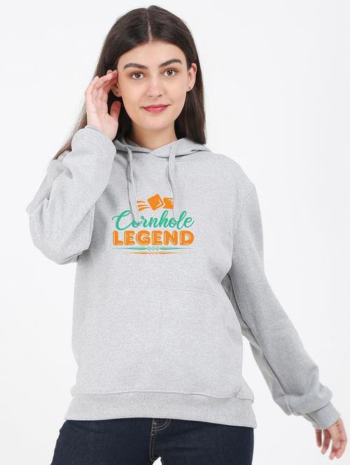 hooded neck graphic sweatshirt - 17971988 - Standard Image - 0