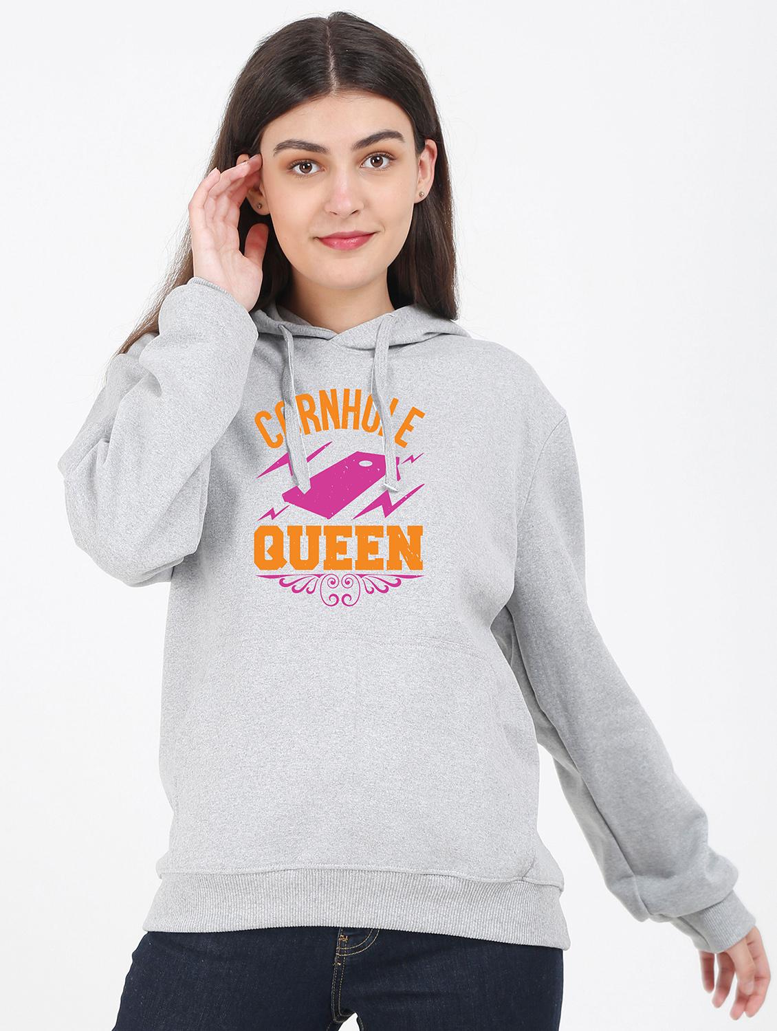 hooded neck graphic sweatshirt - 17971990 -  Zoom Image - 0