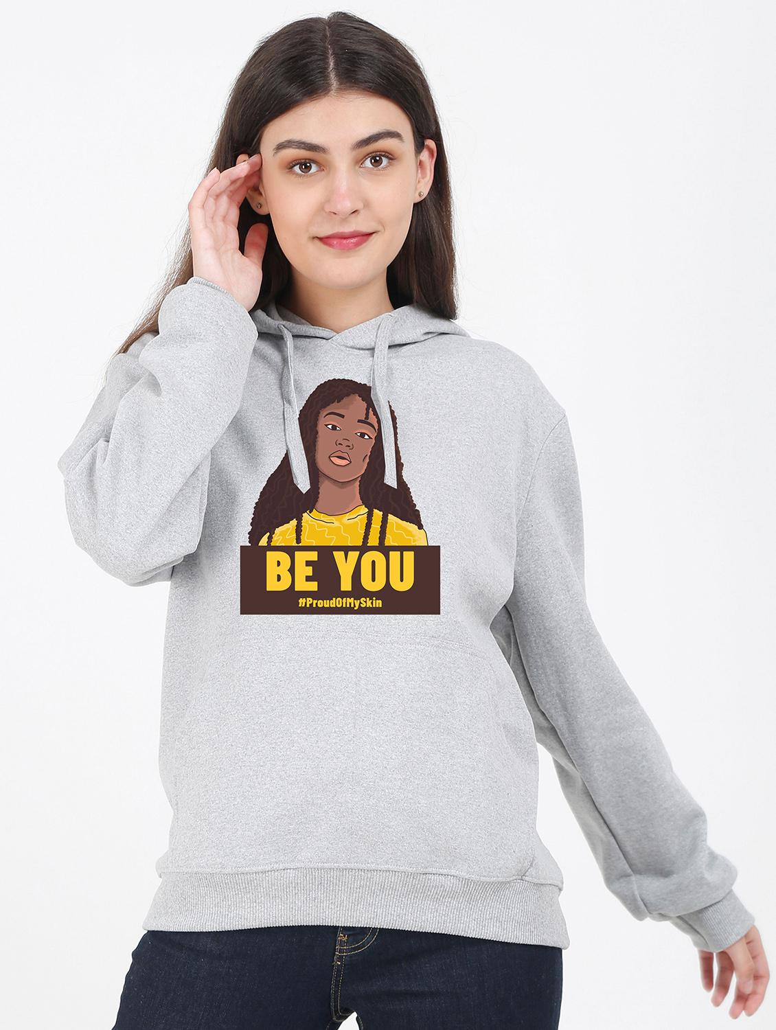 hooded neck graphic sweatshirt - 17971995 -  Zoom Image - 0