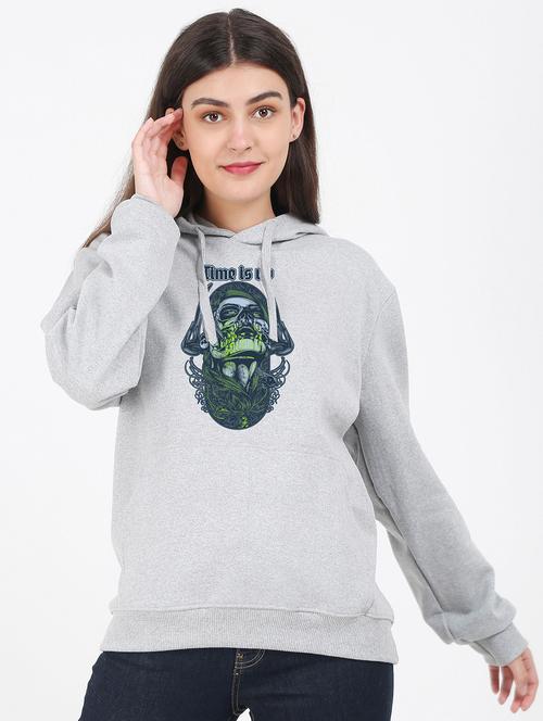 hooded neck graphic sweatshirt - 17971999 -  Standard Image - 0