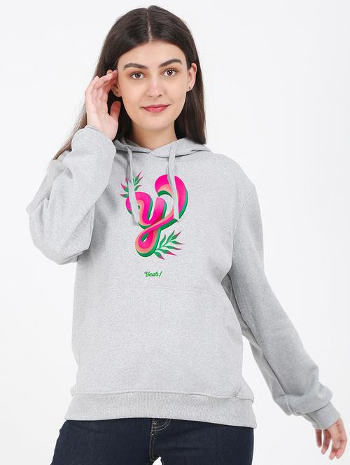 hooded neck graphic sweatshirt - 17972010 - Standard Image - 0