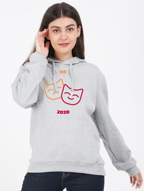 hooded neck graphic sweatshirt - 17972017 - Standard Image - 0