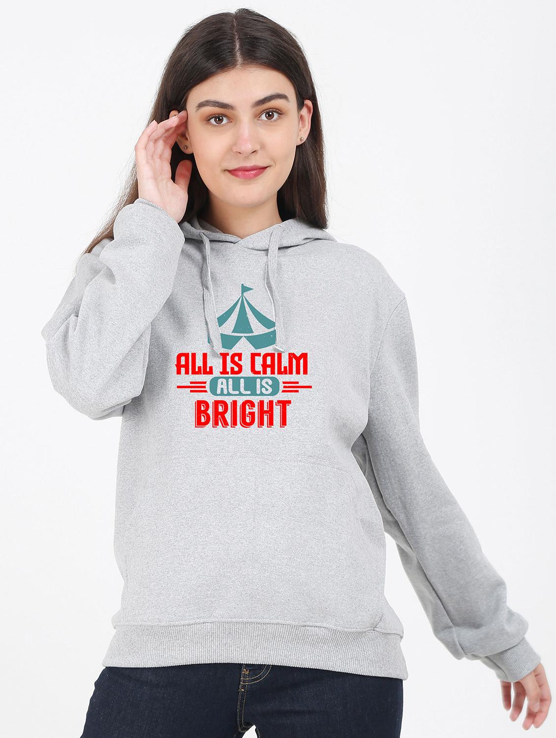 hooded neck graphic sweatshirt - 17972037 -  Zoom Image - 0