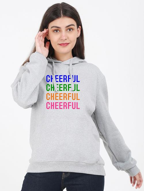 hooded neck graphic sweatshirt - 17972047 - Standard Image - 0