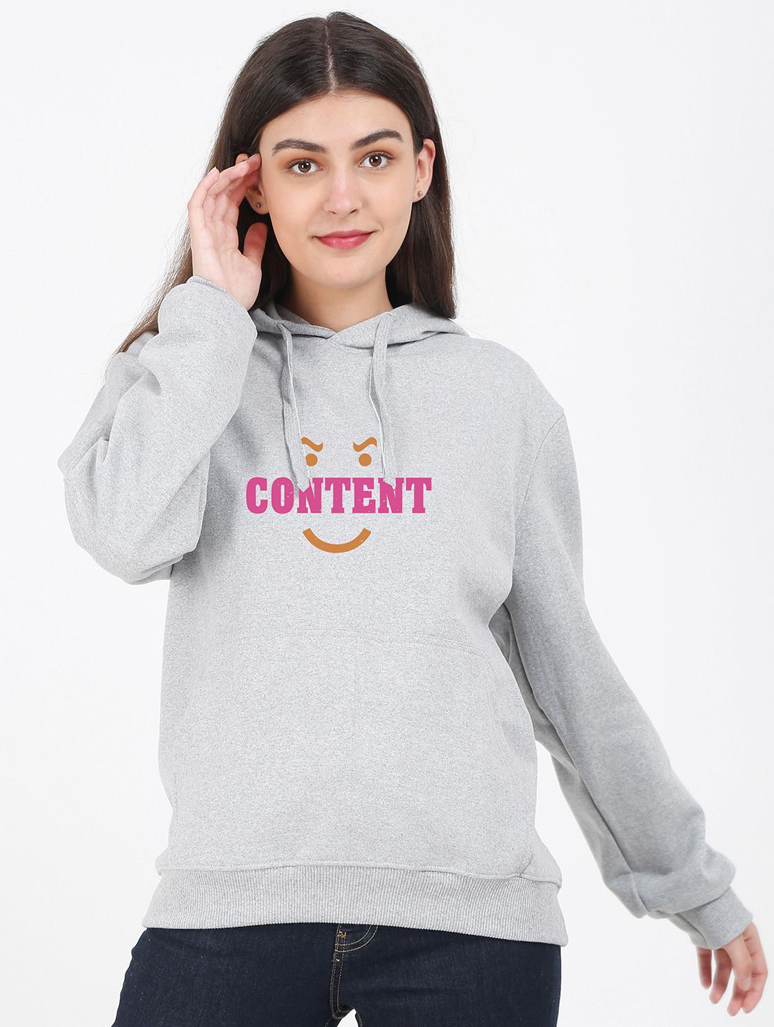 hooded neck graphic sweatshirt - 17972050 -  Zoom Image - 0
