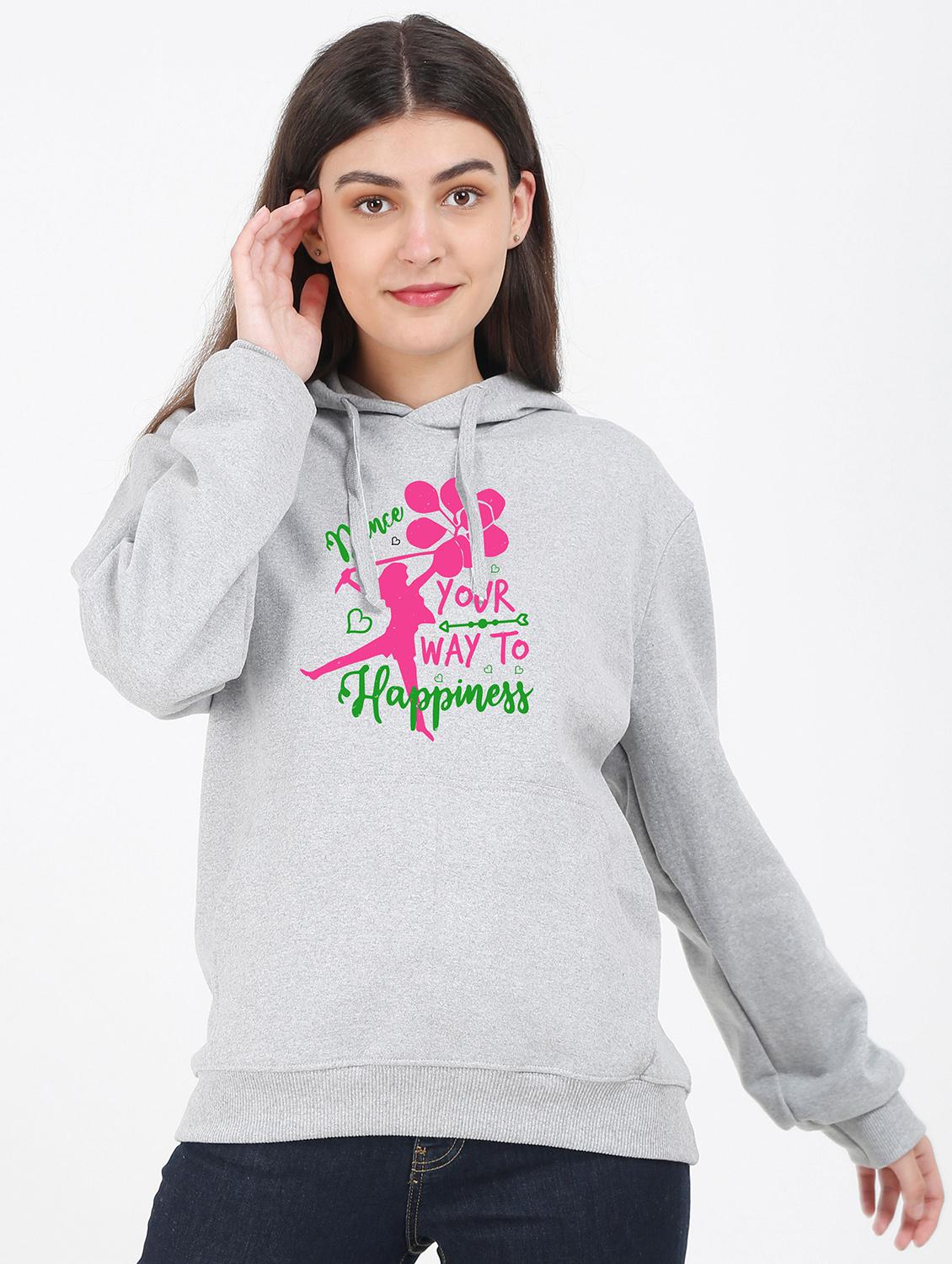 hooded neck graphic sweatshirt - 17972052 - Zoom Image - 0