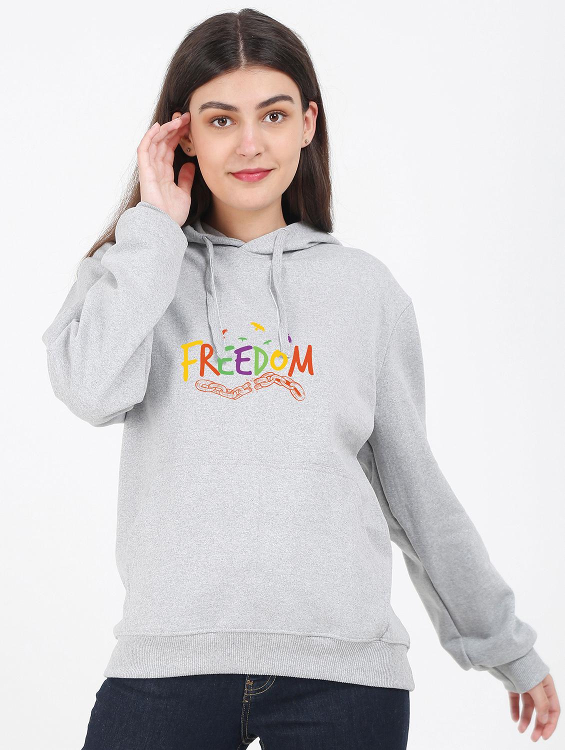 hooded neck graphic sweatshirt - 17972060 - Zoom Image - 0