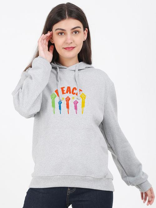 hooded neck graphic sweatshirt - 17972076 -  Standard Image - 0