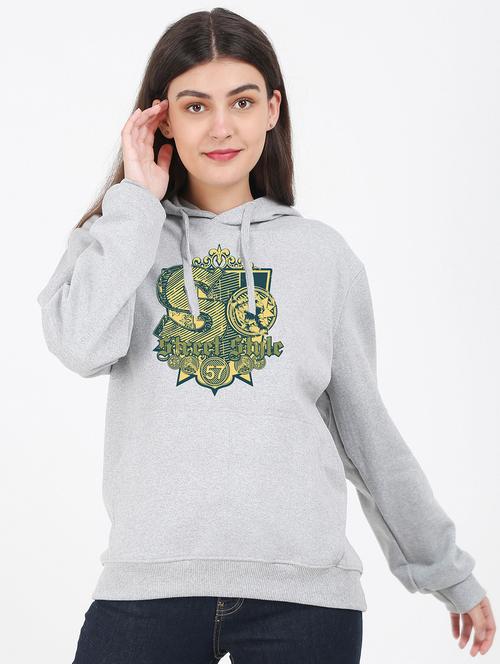 hooded neck graphic sweatshirt - 17972082 -  Standard Image - 0
