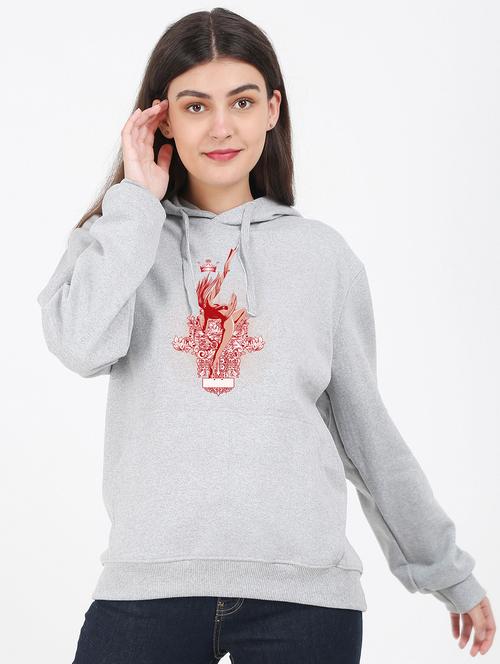 hooded neck graphic sweatshirt - 17972091 - Standard Image - 0