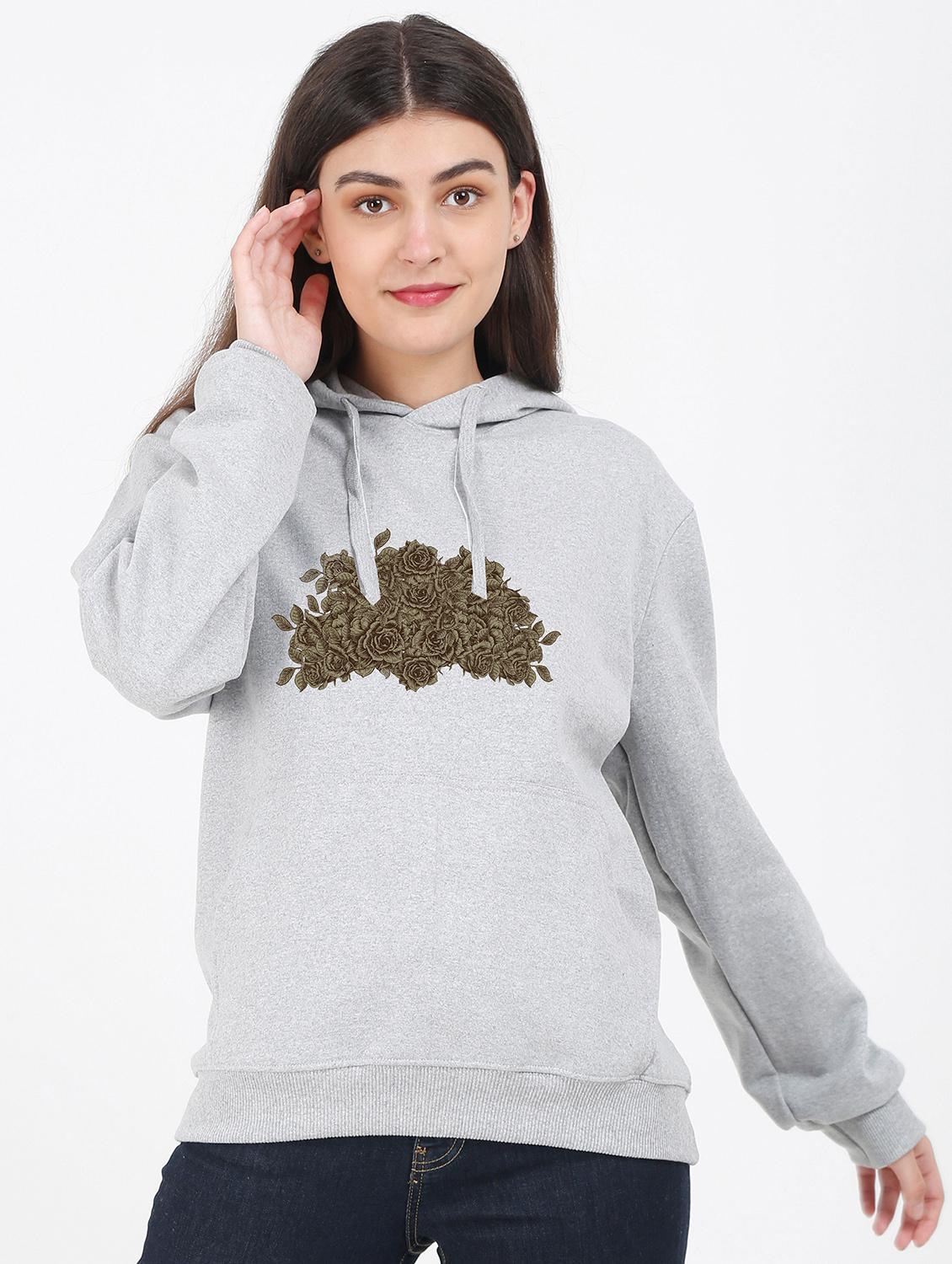 hooded neck graphic sweatshirt - 17972097 -  Zoom Image - 0