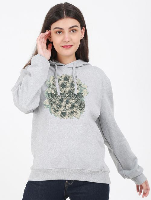 hooded neck graphic sweatshirt - 17972102 - Standard Image - 0