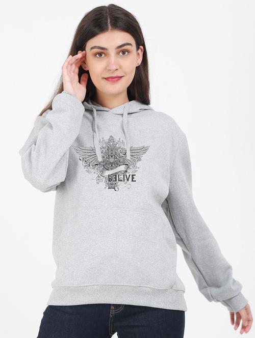 hooded neck graphic sweatshirt - 17972107 -  Standard Image - 0