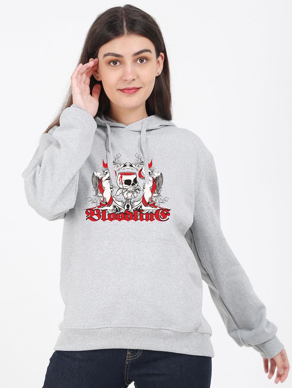 hooded neck graphic sweatshirt - 17972110 -  Zoom Image - 0