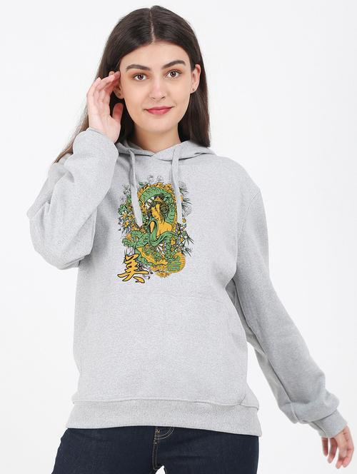 hooded neck graphic sweatshirt - 17972114 -  Standard Image - 0