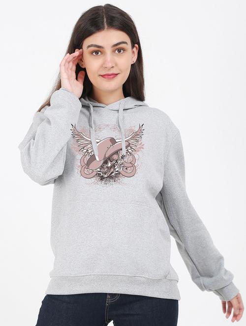 hooded neck graphic sweatshirt - 17972127 - Standard Image - 0