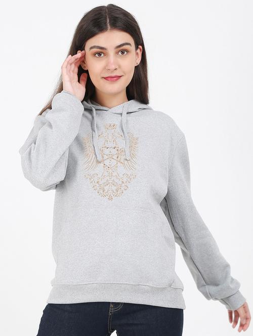 hooded neck graphic sweatshirt - 17972130 - Standard Image - 0