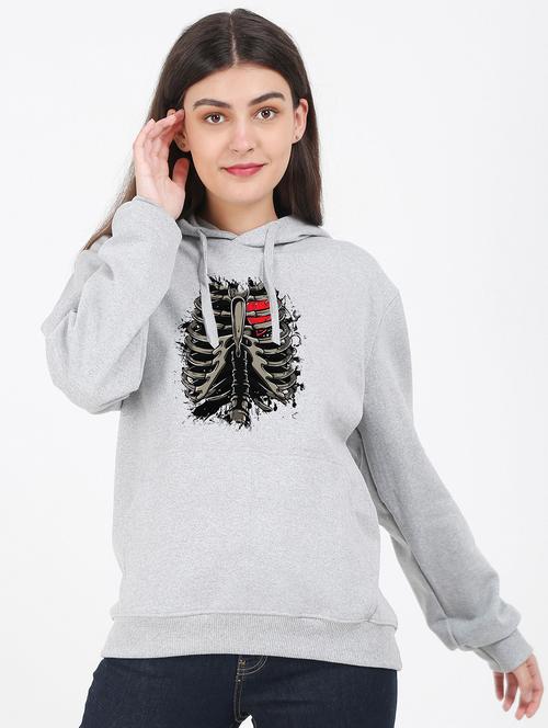 hooded neck graphic sweatshirt - 17972131 -  Standard Image - 0