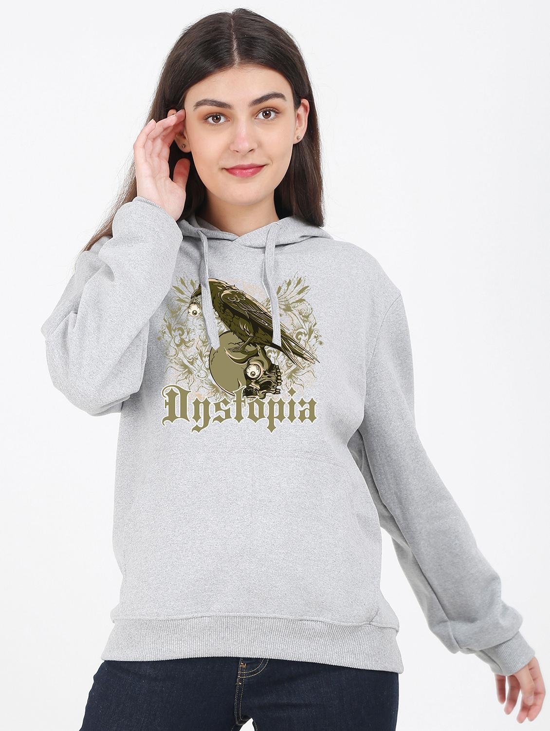 hooded neck graphic sweatshirt - 17972132 -  Zoom Image - 0