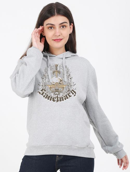 hooded neck graphic sweatshirt - 17972134 -  Standard Image - 0