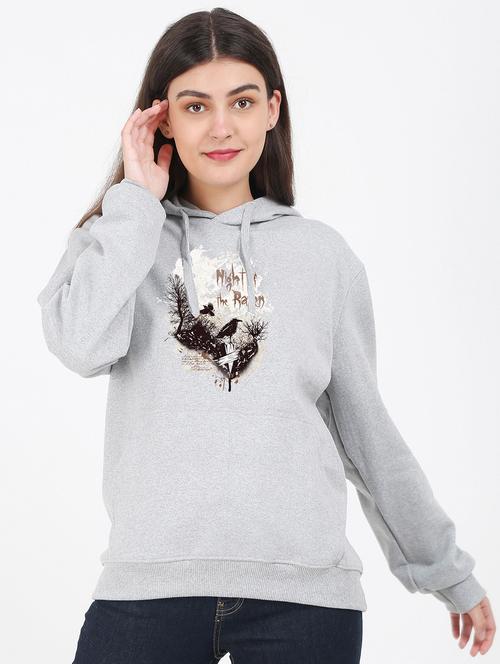 hooded neck graphic sweatshirt - 17972137 -  Standard Image - 0