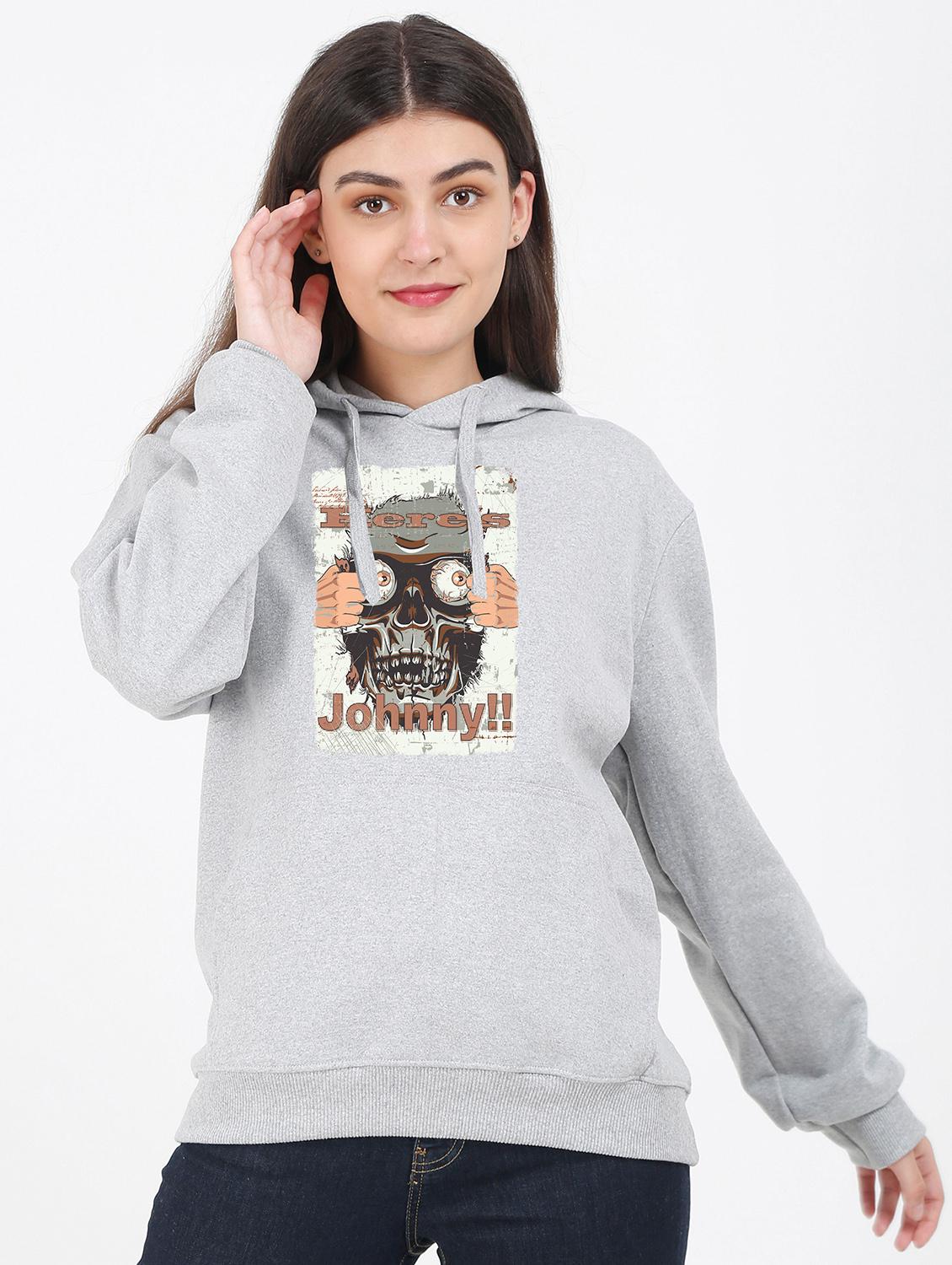hooded neck graphic sweatshirt - 17972139 - Zoom Image - 0