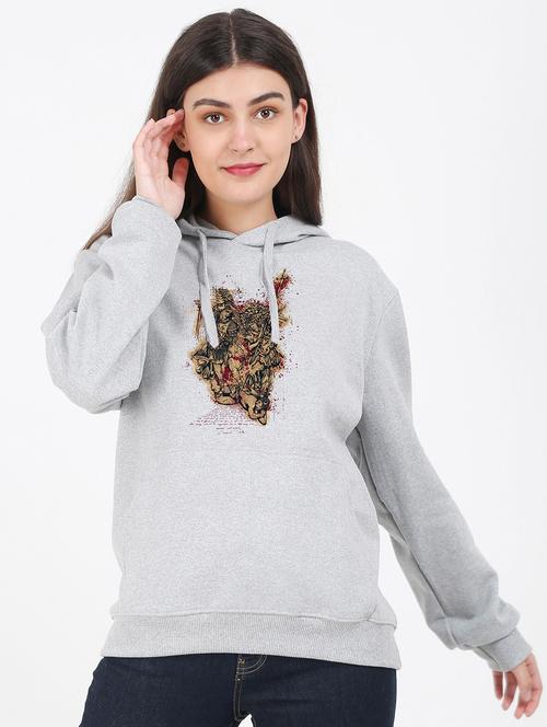 hooded neck graphic sweatshirt - 17972140 -  Standard Image - 0