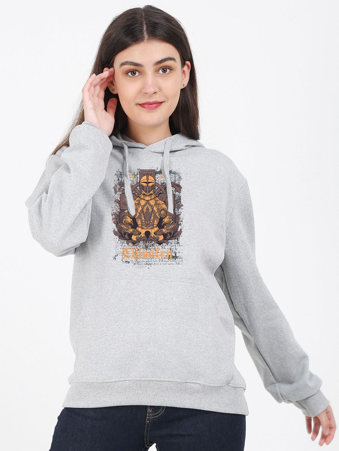 hooded neck graphic sweatshirt - 17972142 - Zoom Image - 0