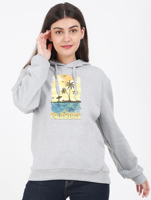 hooded neck graphic sweatshirt - 17972146 - Standard Image - 0
