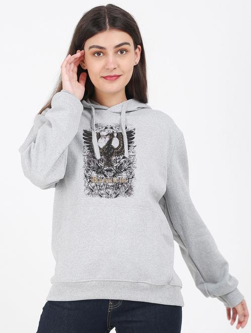hooded neck graphic sweatshirt - 17972150 -  Standard Image - 0