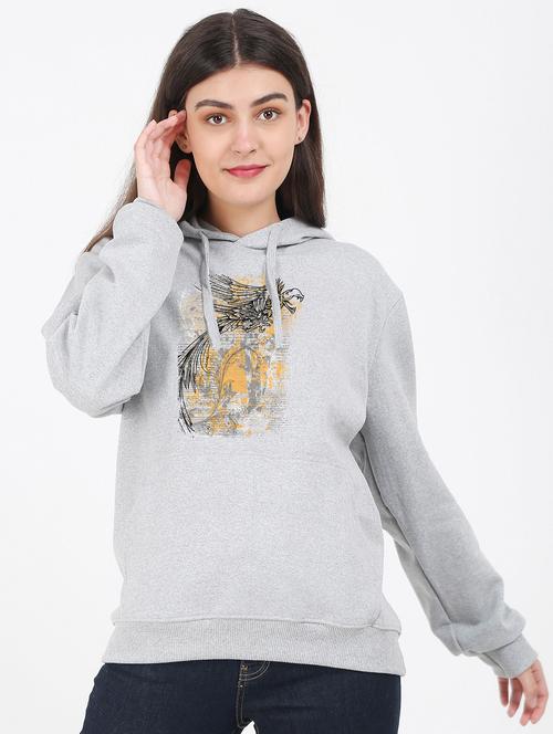 hooded neck graphic sweatshirt - 17972153 -  Standard Image - 0