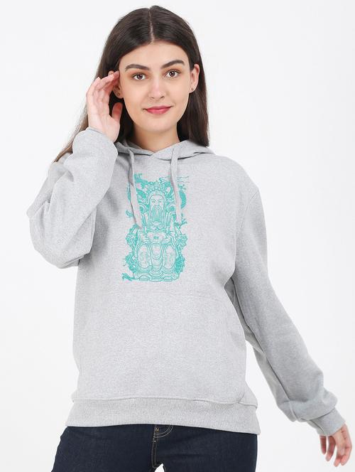hooded neck graphic sweatshirt - 17972181 -  Standard Image - 0