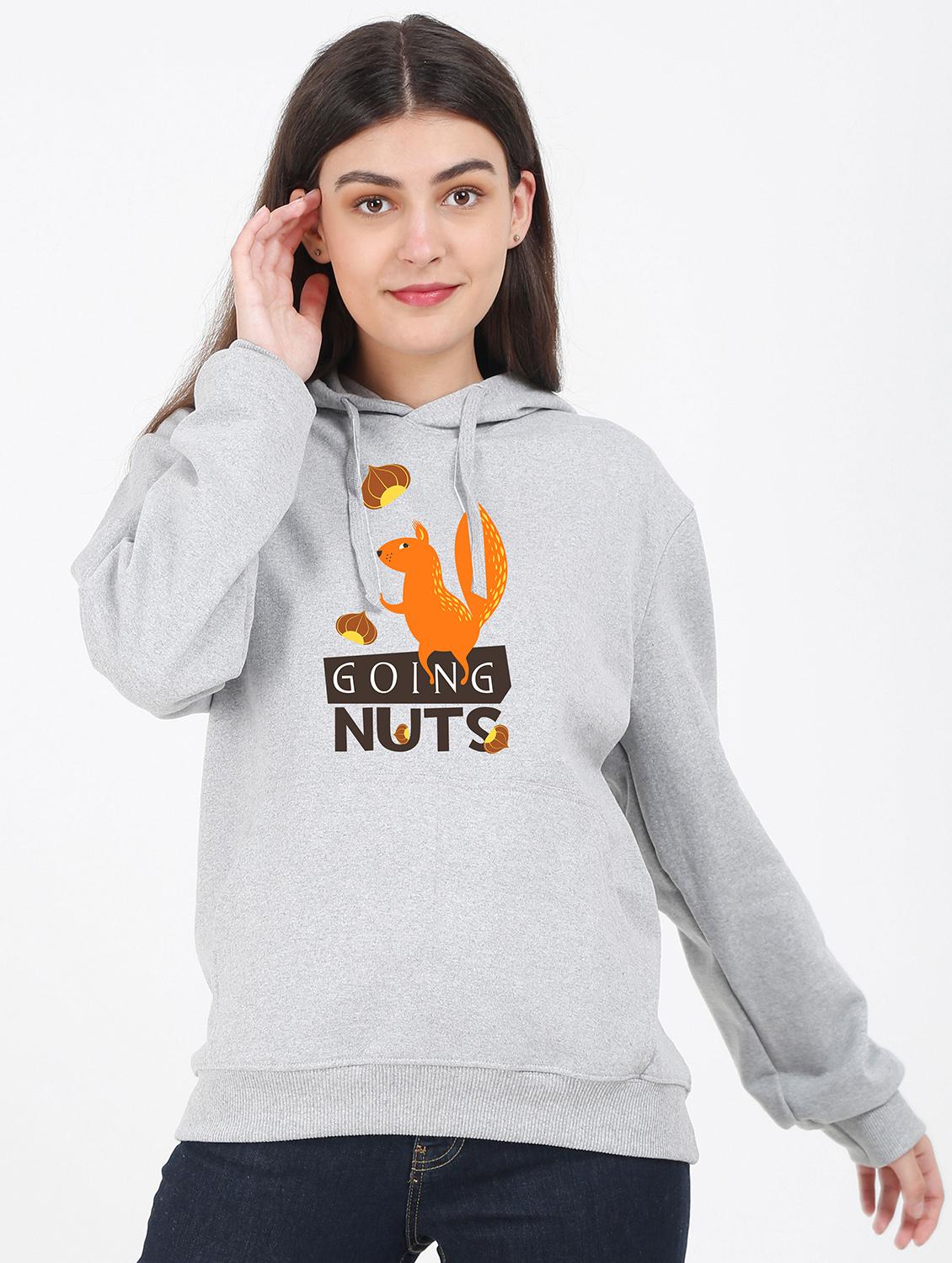 hooded neck graphic sweatshirt - 17972185 -  Zoom Image - 0