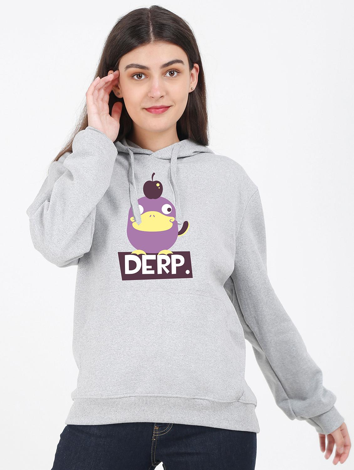 hooded neck graphic sweatshirt - 17972191 -  Zoom Image - 0