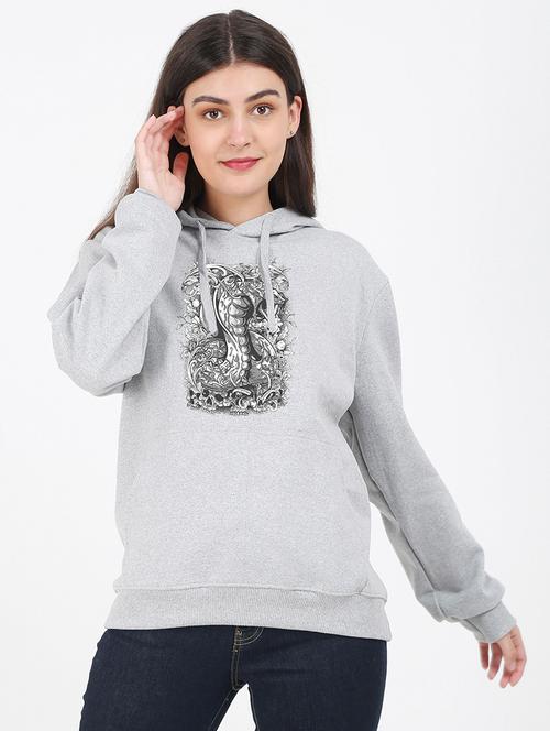hooded neck graphic sweatshirt - 17972296 -  Standard Image - 0