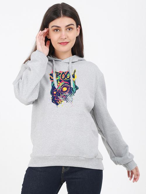 hooded neck graphic sweatshirt - 17972300 -  Standard Image - 0
