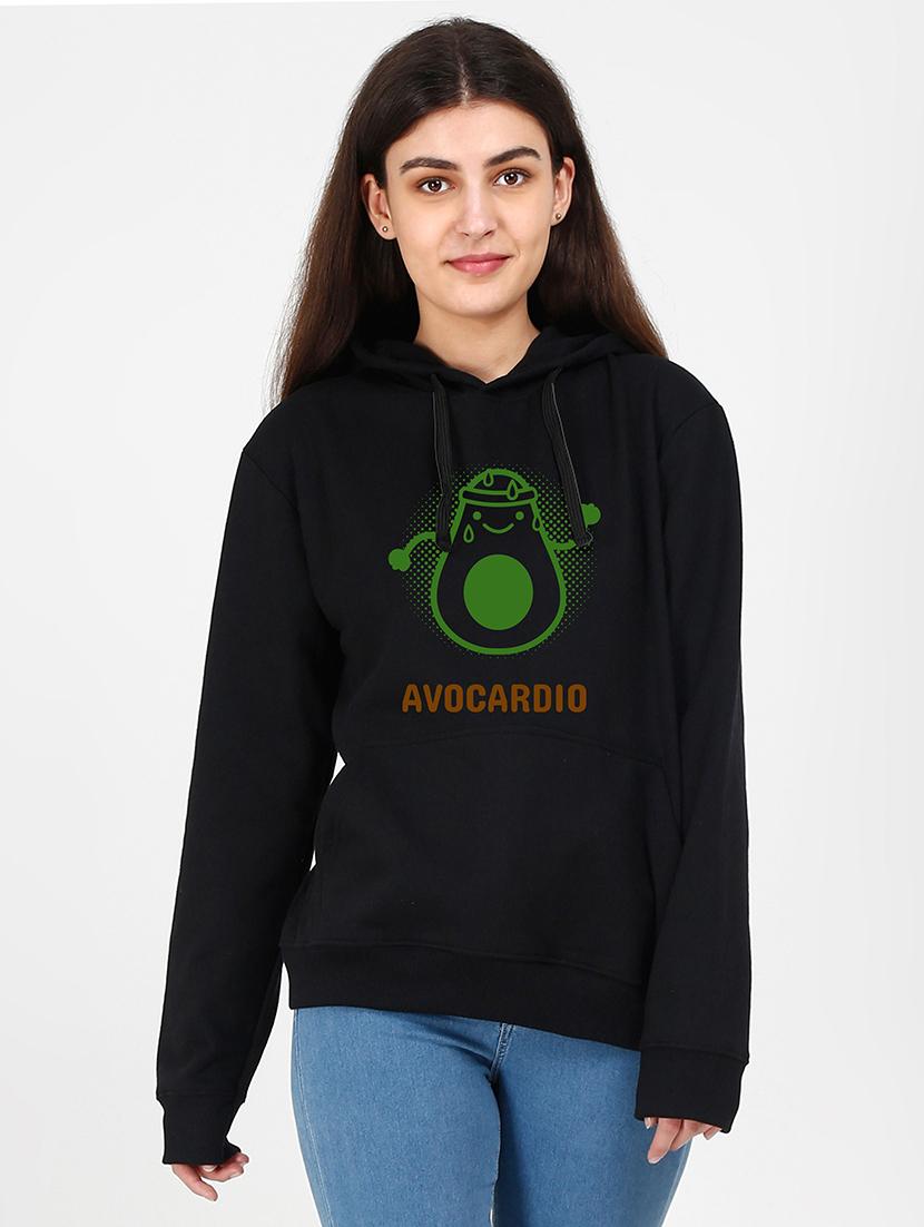 hooded neck graphic sweatshirt - 17972339 -  Zoom Image - 0