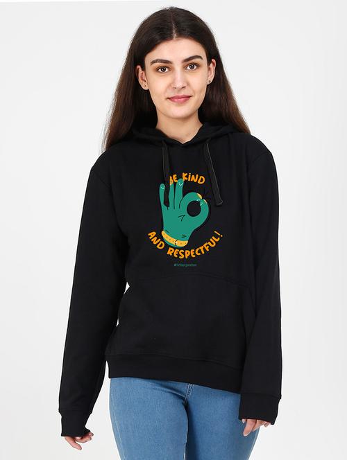 hooded neck graphic sweatshirt - 17972362 -  Standard Image - 0